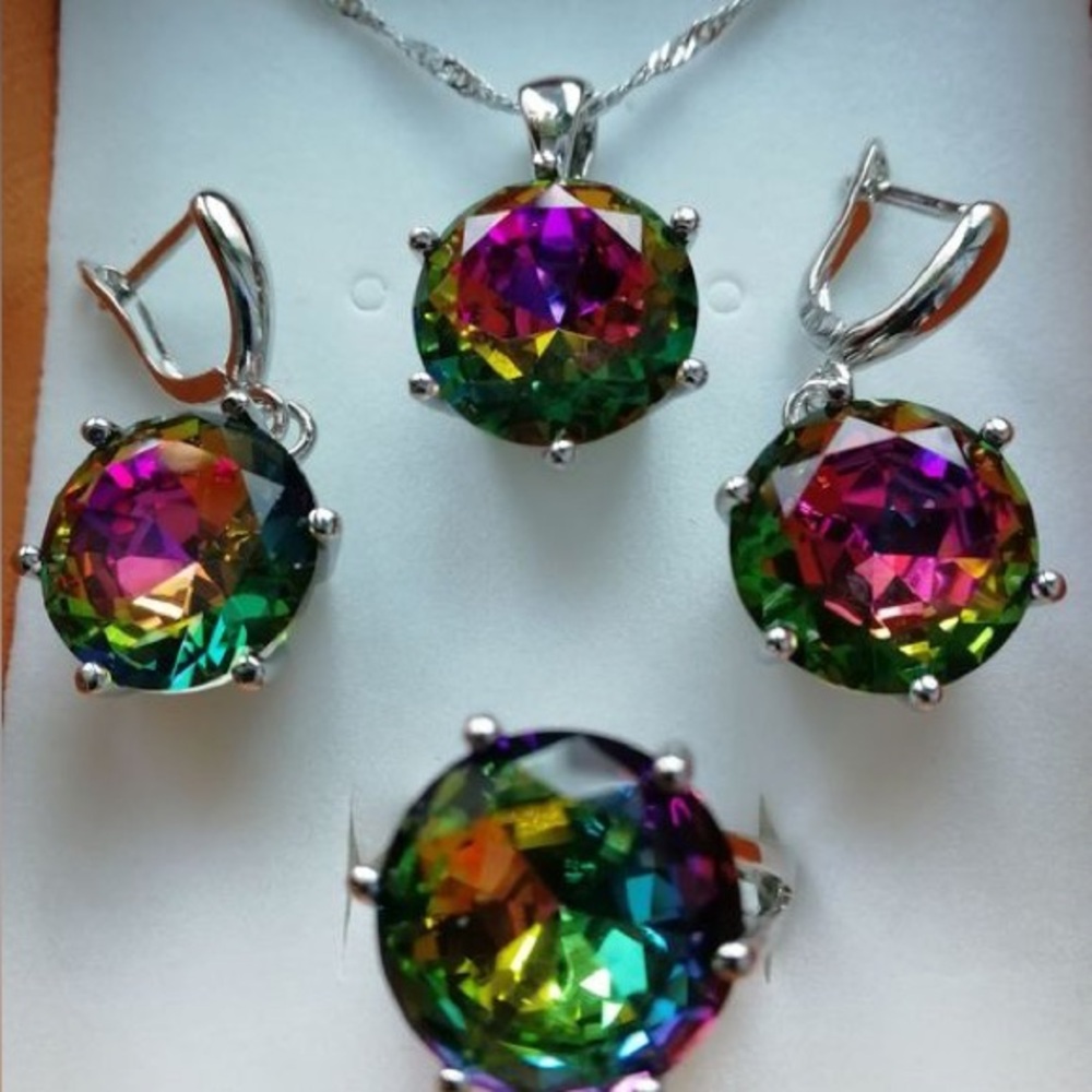 Multicolor Gemstone Jewelry Set